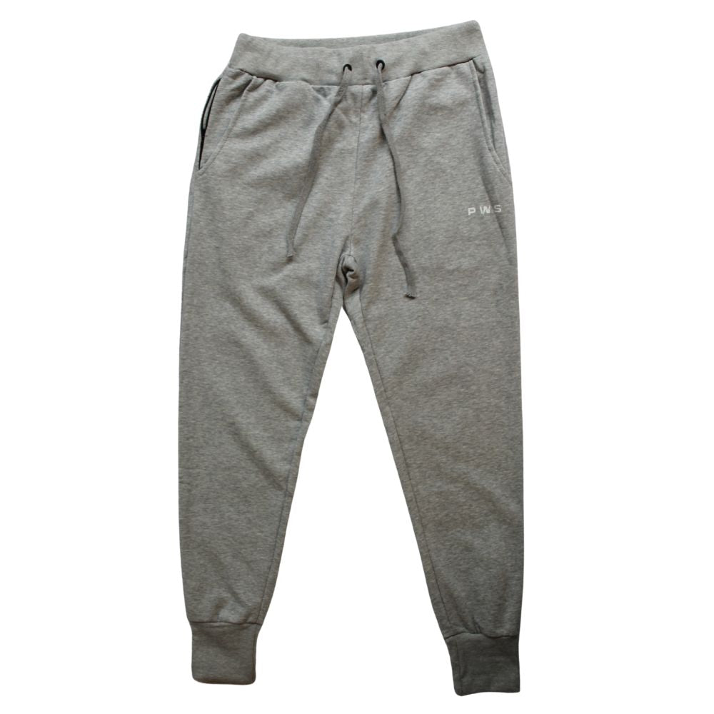 PANTALON DE BUZO POWER CALF JOGGER GRIS CLARO