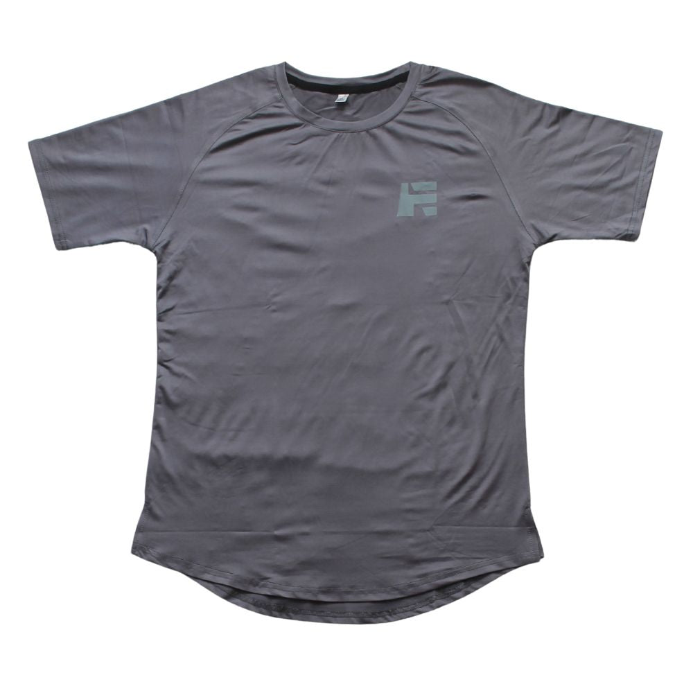 POLERA DRYFIT REVERSO GRIS OBSCURO