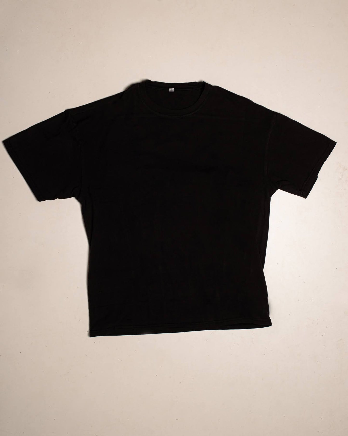 POLERA OVERSIZE BACK PWS NEGRA