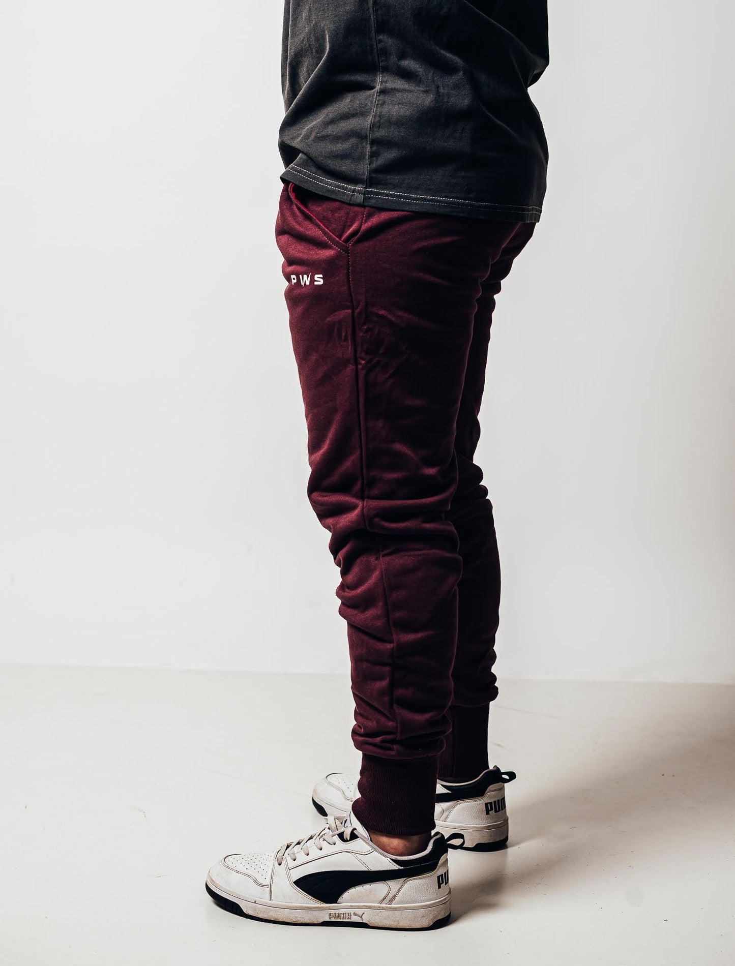 PANTALON DE BUZO POWER CALF JOGGER WINE
