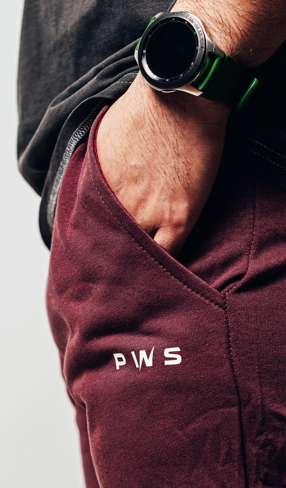 PANTALON DE BUZO POWER CALF JOGGER WINE