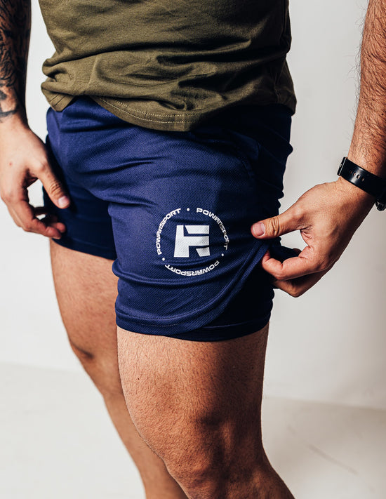 SHORT GYM SERIES INNER H PWS ICONO AZUL