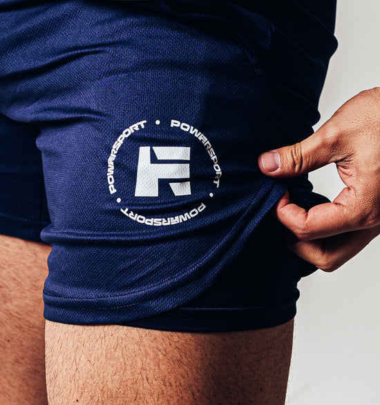 SHORT GYM SERIES INNER H PWS ICONO AZUL