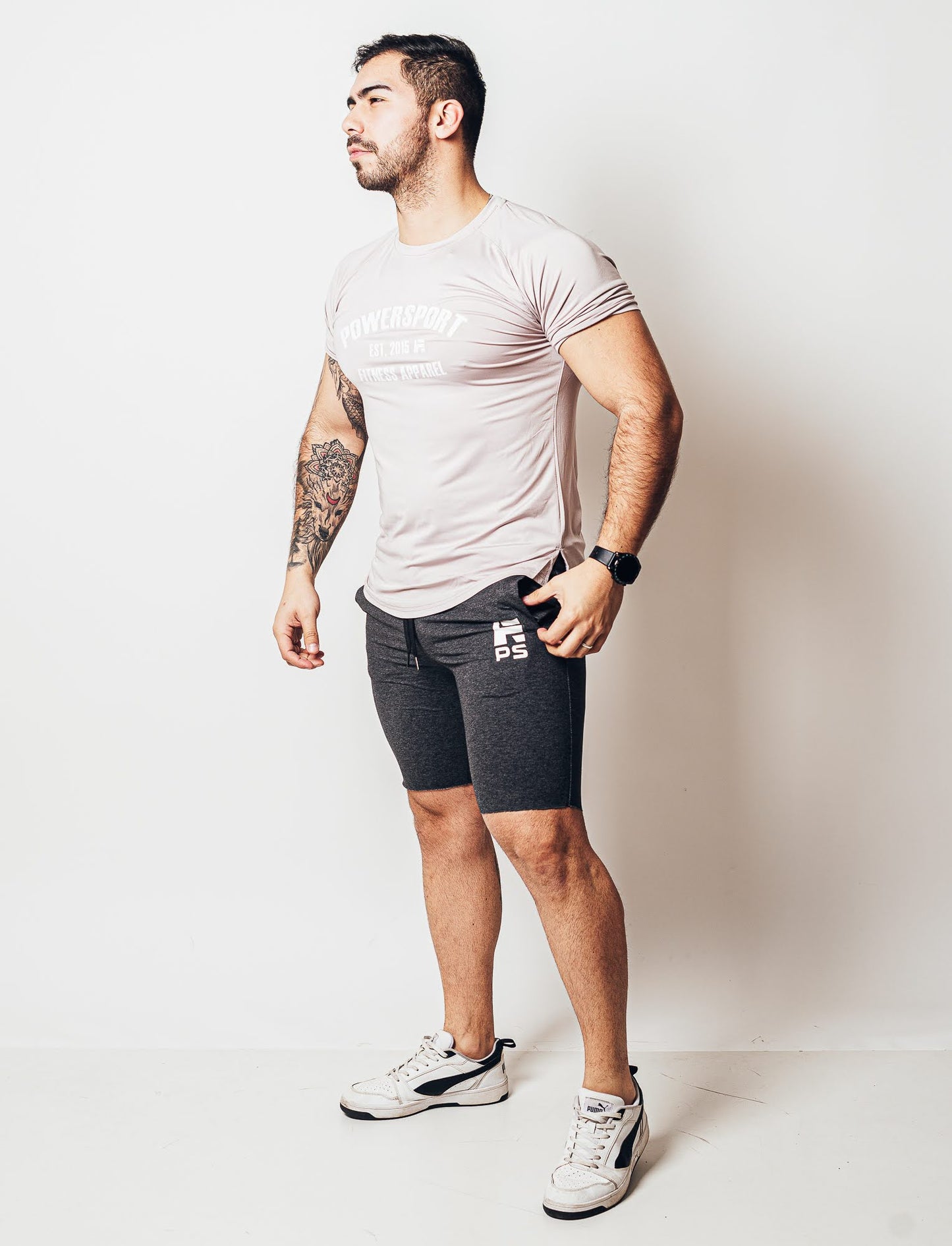 POLERA DRYFIT RADICAL GRIS PERLA