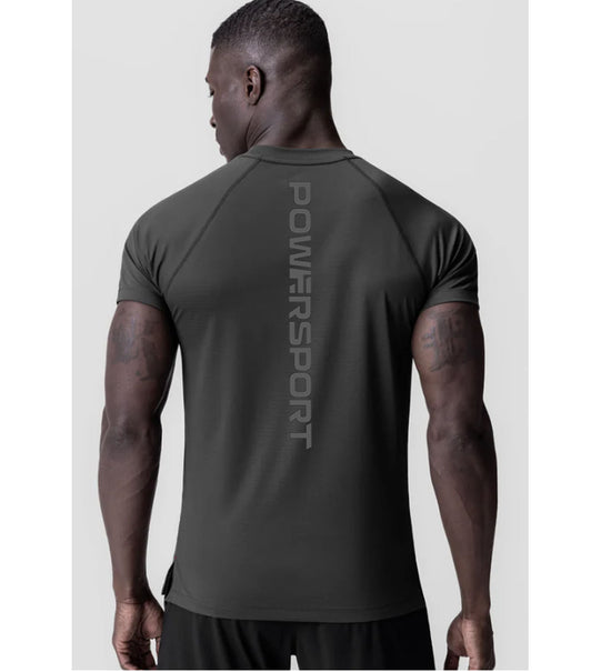 POLERA DRYFIT REVERSO GRIS OBSCURO