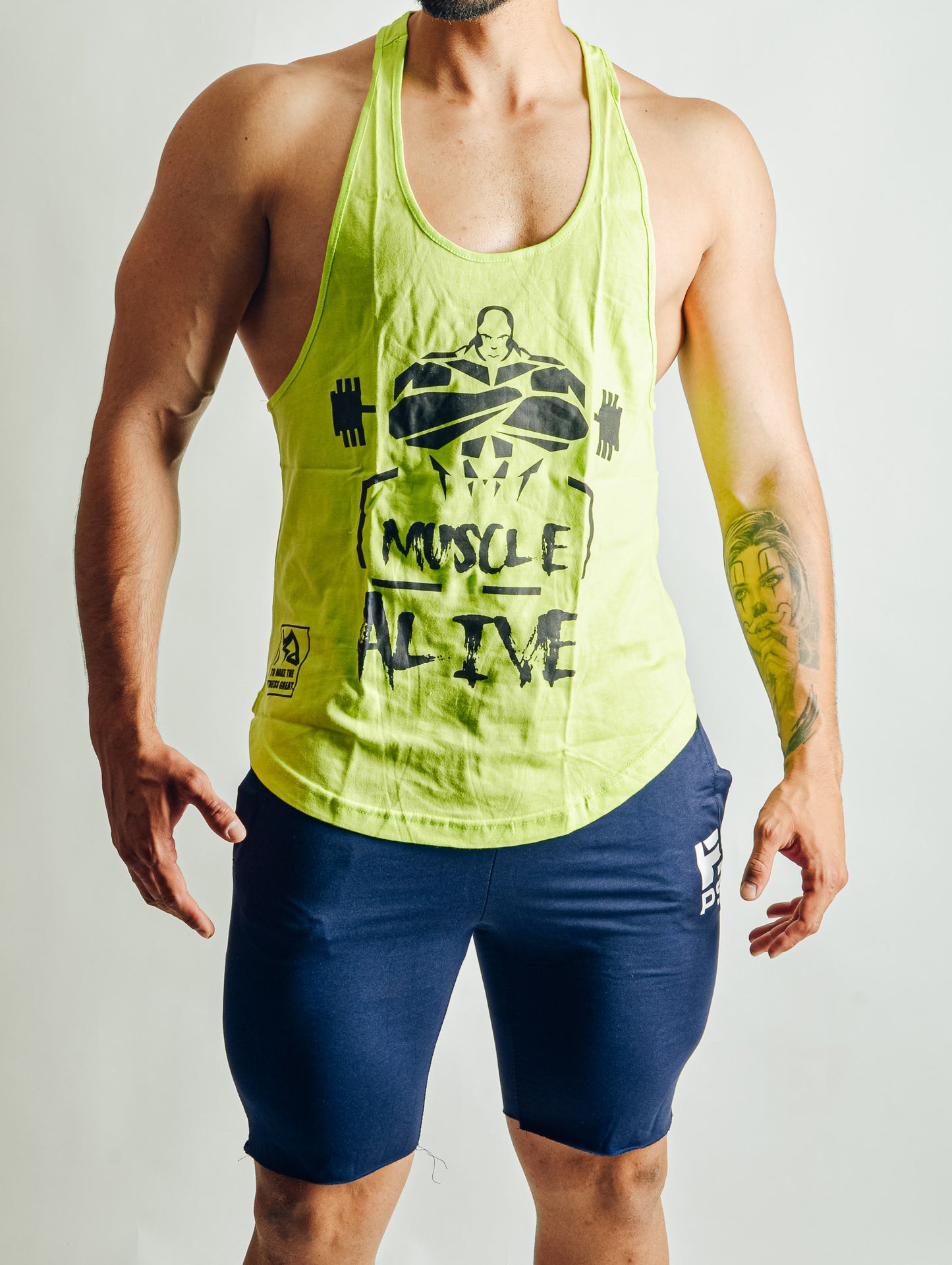 POLERA SIN MANGA TANK GYM MUSCLE ALIVE FLUOR – Powersport Find Your Limit