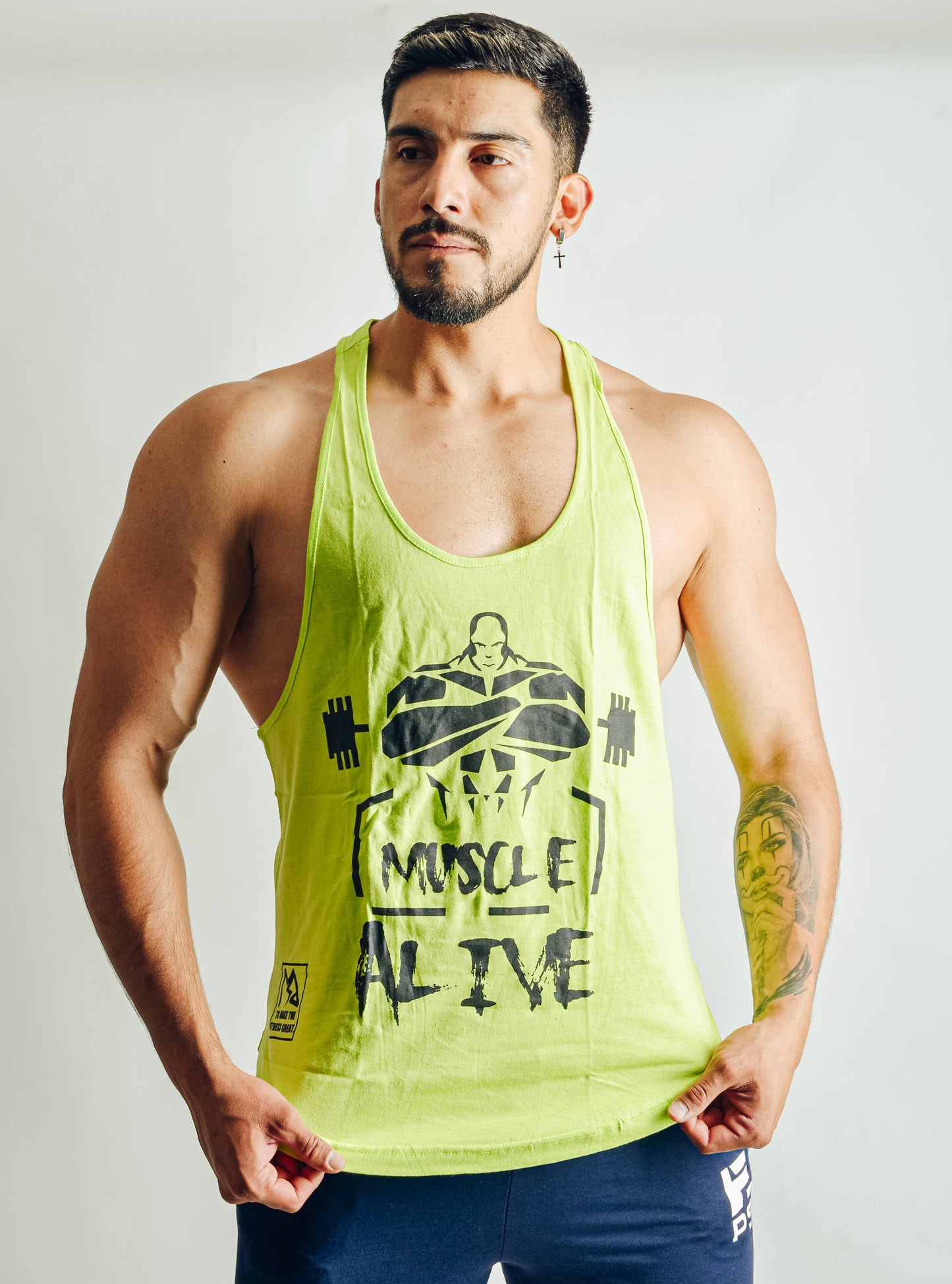 POLERA SIN MANGA TANK GYM MUSCLE ALIVE FLUOR – Powersport Find Your Limit