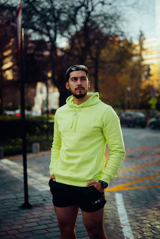 POLERON HODDIES REVERSO  H  LIMON