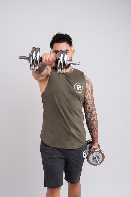 POLERA SIN MANGA TANK GYM ICONO MUSGO