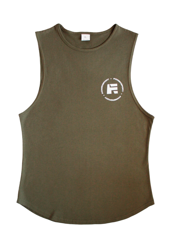 POLERA SIN MANGA TANK GYM REVERSO MUSGO