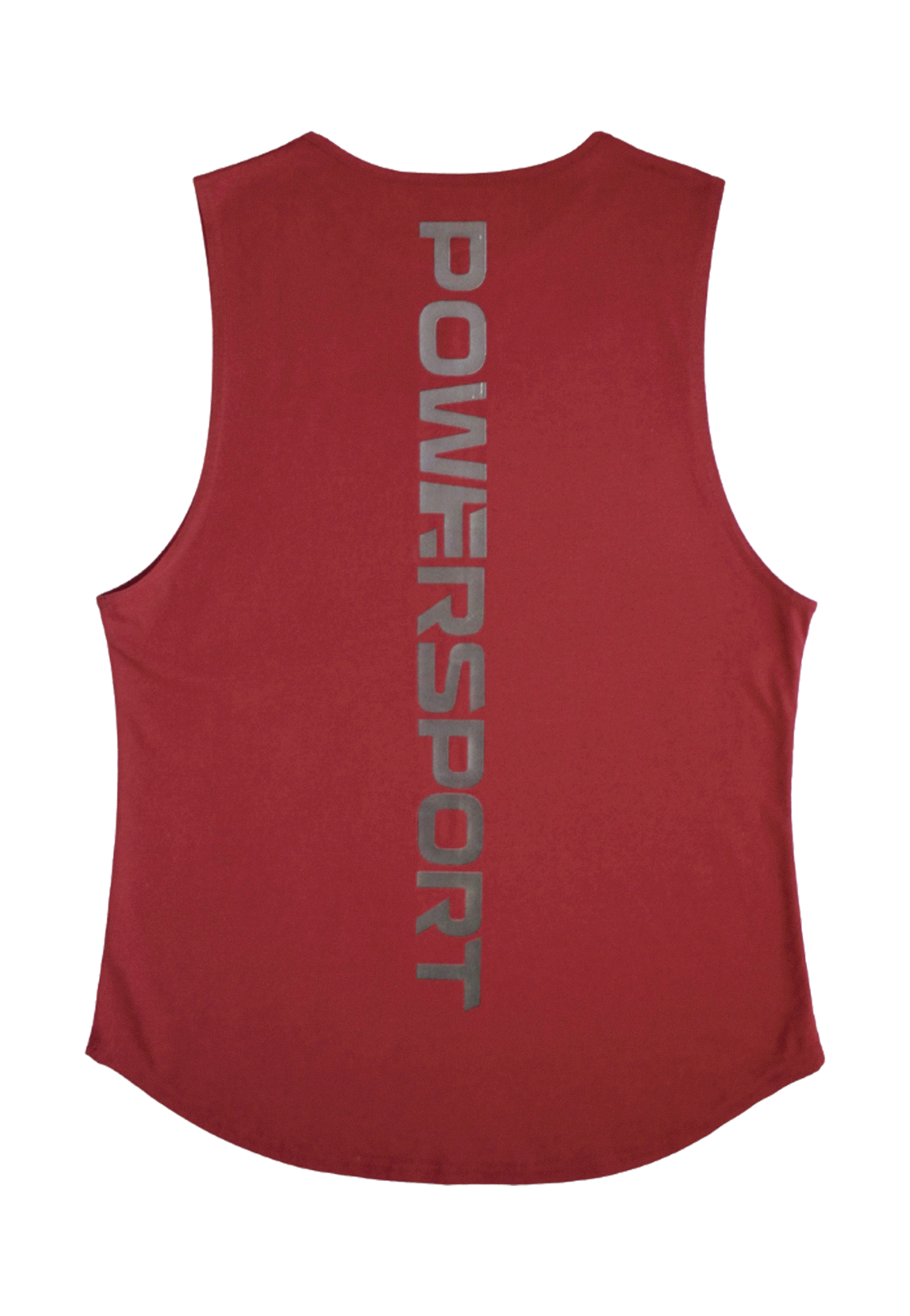 POLERA SIN MANGA TANK GYM REVERSO WINE