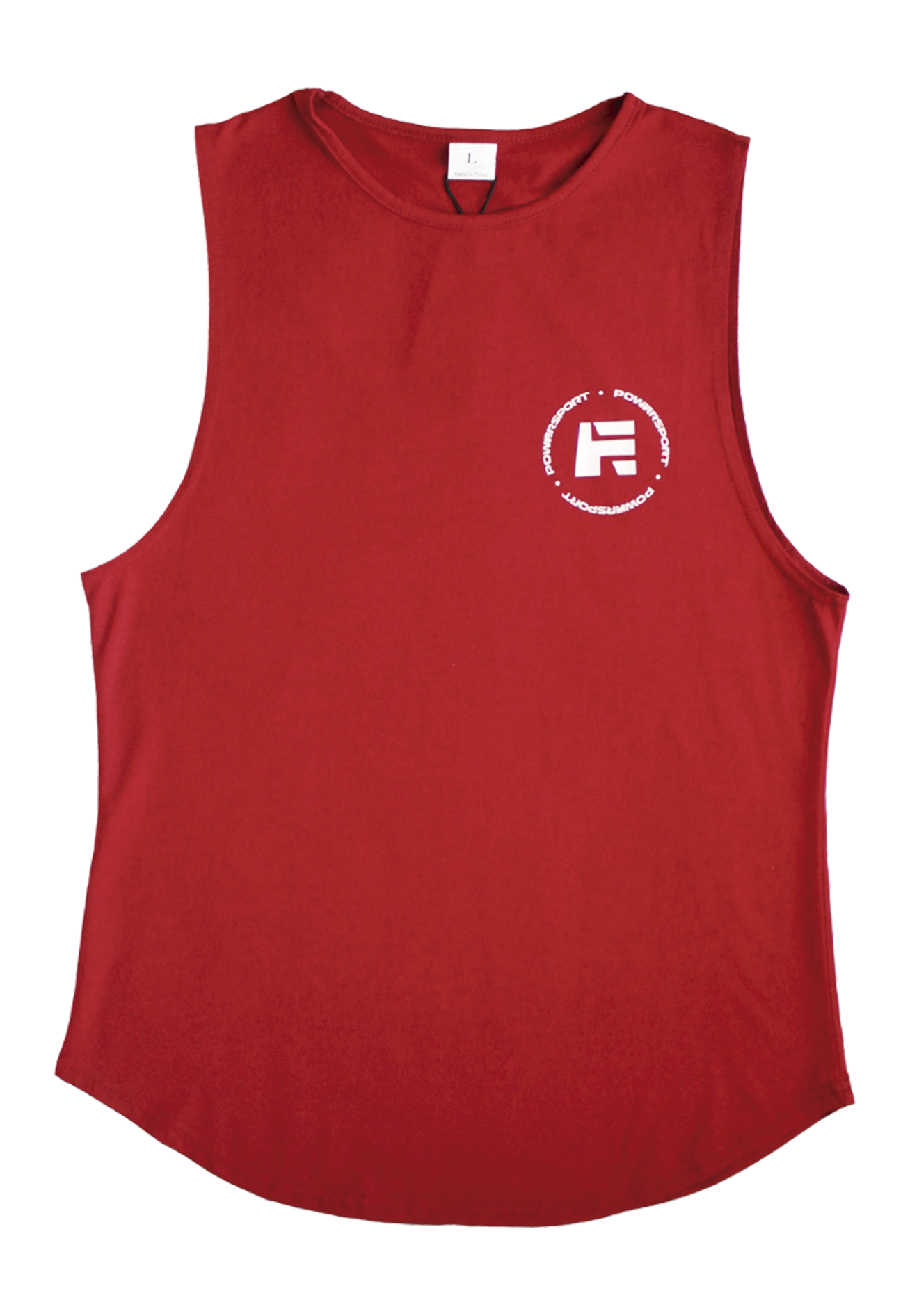 POLERA SIN MANGA TANK GYM REVERSO WINE