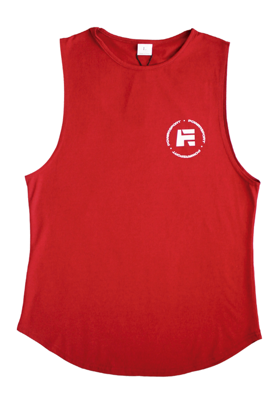 POLERA SIN MANGA TANK  GYM ICONO WINE